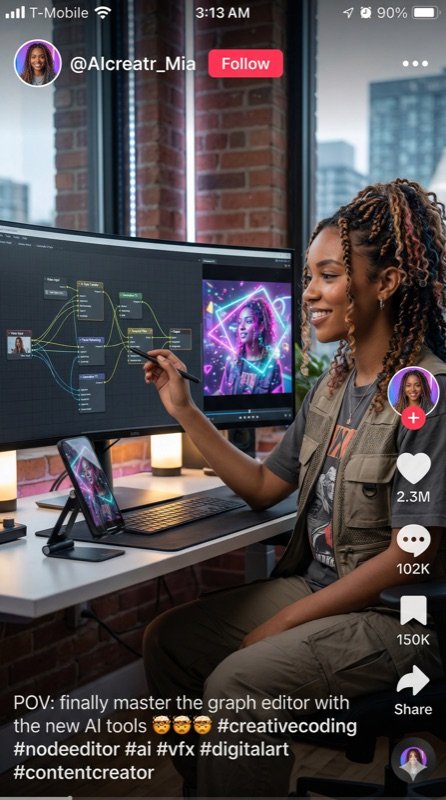 Instagram creator using AndroidX AI