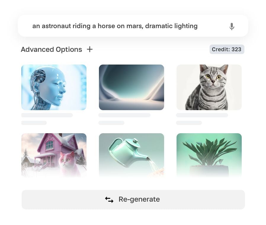 Prompt, generate, polish.