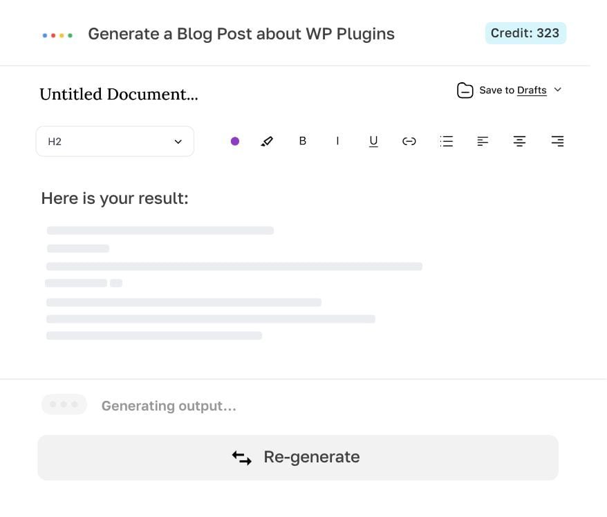 Brief, draft, refine.